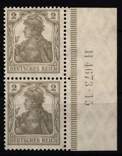 Deutsches Reich 102 HAN postfrisch H 4673.15 #NL034