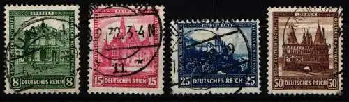 Deutsches Reich 459-462 gestempelt #NL101