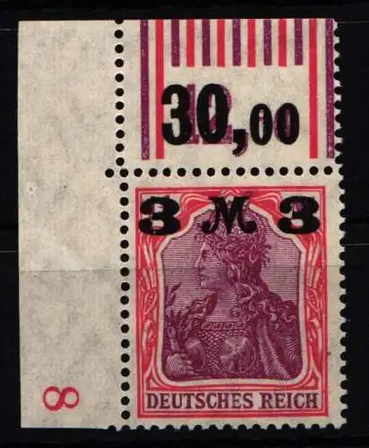 Deutsches Reich 155 II a W OR postfrisch 1`4`1/1`5`1, gepr. Infla Berlin #NL018