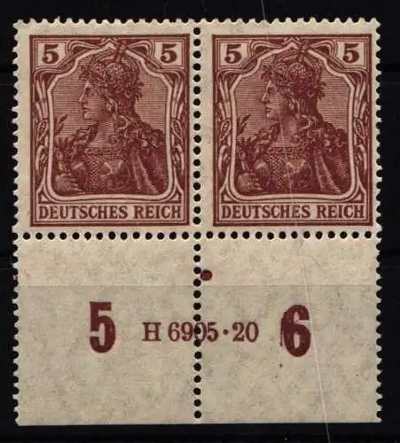 Deutsches Reich 140 HAN postfrisch H 6905.20 #NL070