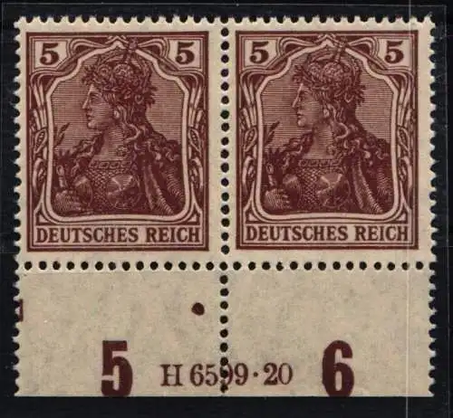 Deutsches Reich 140 HAN postfrisch H 6599.20 #NL069