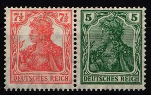 Deutsches Reich W 6 ab postfrisch #NL128