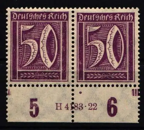 Deutsches Reich 183 HAN postfrisch H 4183.22 #NL240
