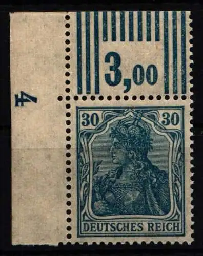 Deutsches Reich 144 W OR postfrisch W OR 3`7`3 #NL140