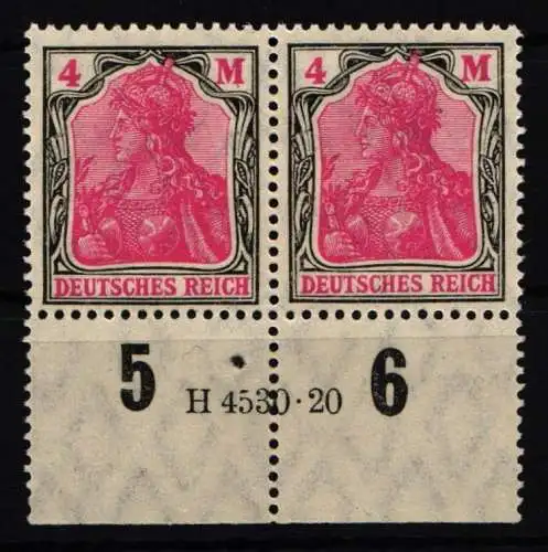 Deutsches Reich 153 HAN postfrisch H 4530.20 #NL173