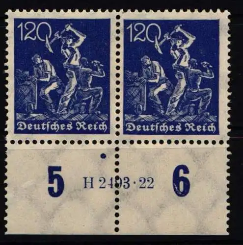 Deutsches Reich 188 HAN postfrisch H 2493.22 #NL253