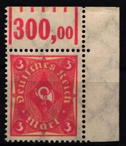 Deutsches Reich 192 W OR postfrisch W OR 0`6`0/1`5`1 #NL217