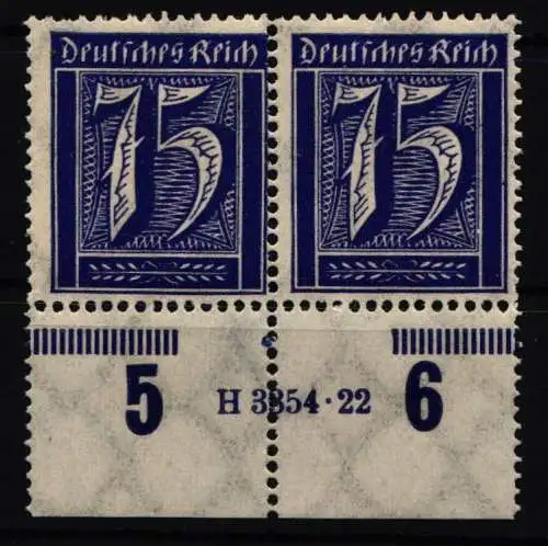 Deutsches Reich 185 HAN postfrisch H 3354.22 #NL245