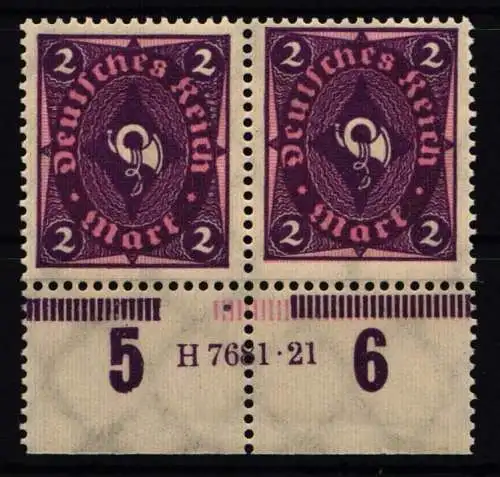 Deutsches Reich 191 HAN postfrisch H 7681.21 #NL258