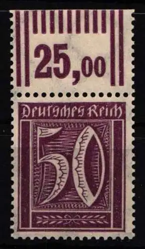 Deutsches Reich 183 a W OR postfrisch W OR 2`9`2, Typenprüfung #NL189