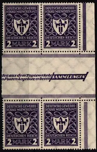 Deutsches Reich 200 a ZS postfrisch #NL295