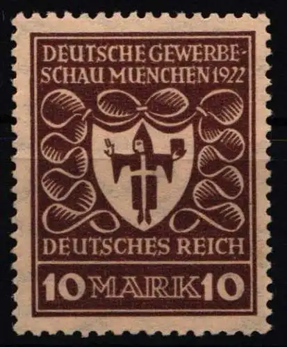 Deutsches Reich 203 b postfrisch geprüft Infla Berlin #NL272