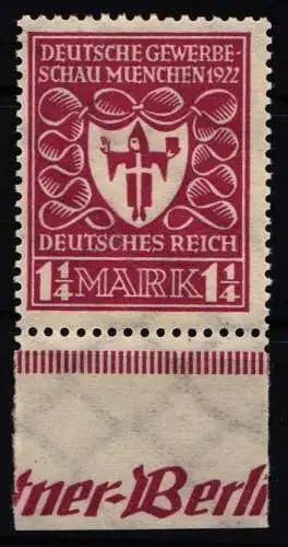 Deutsches Reich 199 c UR postfrisch geprüft Infla Berlin #NL274