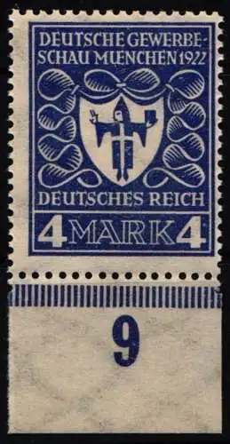 Deutsches Reich 202 UR postfrisch #NL280