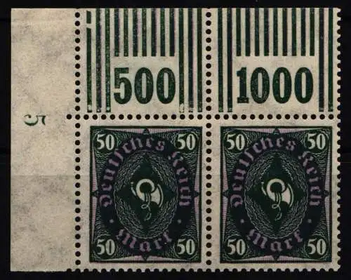 Deutsches Reich 209 W a UR postfrisch geprüft Infla Berlin #NL337