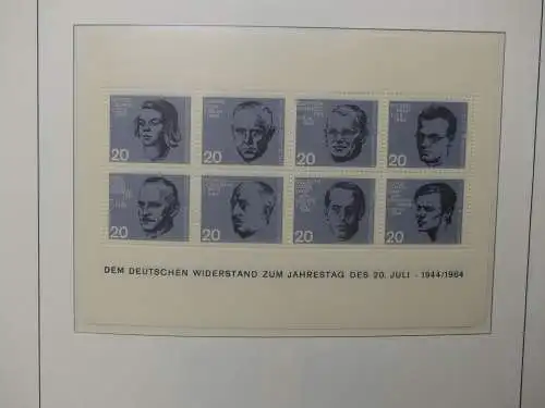 BRD Bund ab 1955 ** besammelt, Text ab 1949 im Leuchtturm Album #LZ021