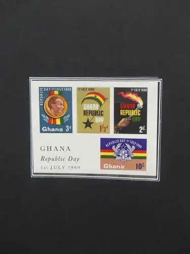 Ghana postfrisch besammelt in2 Borek Alben #LZ036