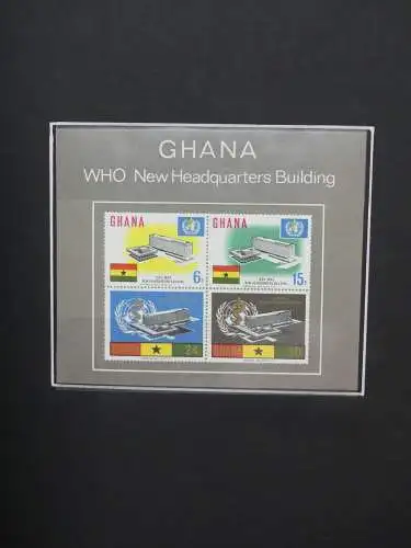 Ghana postfrisch besammelt in2 Borek Alben #LZ036