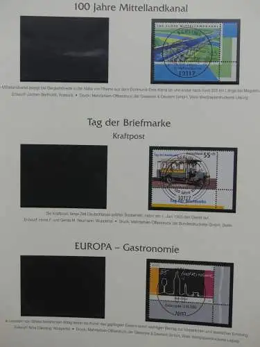 BRD Bund 2002-2005 gestempelt besammelt im Deutschland plus Binder #LZ042