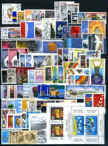 Cept Jahrgang 1995 gestempelt ohne Gibraltar #NF674