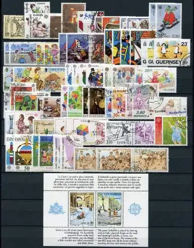 Cept Jahrgang 1989 gestempelt ohne Türkei #NF671