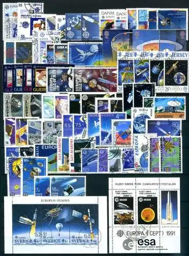 Cept Jahrgang 1991 gestempelt #NF672