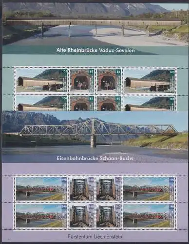 Liechtenstein 1671-1674 postfrisch als Kleinbogen #NF689