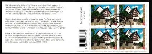 Schweiz MH 0-184 mit 2450-2451 gestempelt mit ESST, Pro Patria #NF754