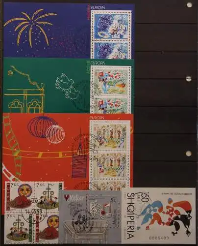 Cept Jahrgang 1998 gestempelt ohne Bosnien Herz. Mostar + serb. Republik #NF676