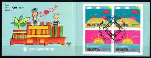 Schweiz MH 0-152 mit 2031 + 2033 gestempelt mit ESST, Pro Juventute #NF723