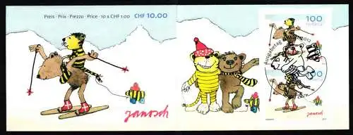 Schweiz MH 0-168 mit 2238 gestempelt mit ESST, Janosch #NF738