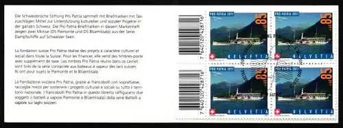 Schweiz MH 0-165 mit 2204 + 2206 gestempelt mit ESST, Pro Patria #NF735