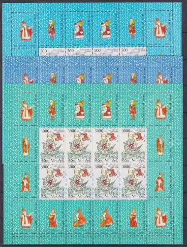 Vatikan 934-936 postfrisch als Kleinbögen #NF849