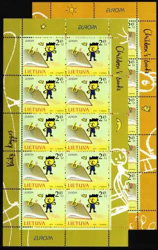 Litauen 1038-1039 postfrisch als Kleinbögen, Cept 2010 #NF506