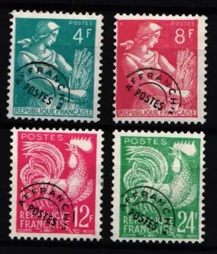 Frankreich 991-994 mit Falz Vorausentwertung #NF568