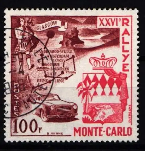 Monaco 560 gestempelt Rallye Monte Carlo #NF571