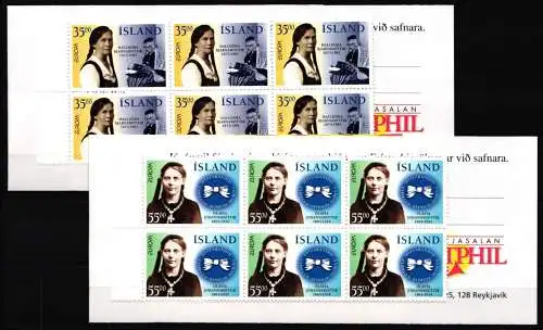 Island Markenheftchen mit 844-845 postfrisch Cept #NF608