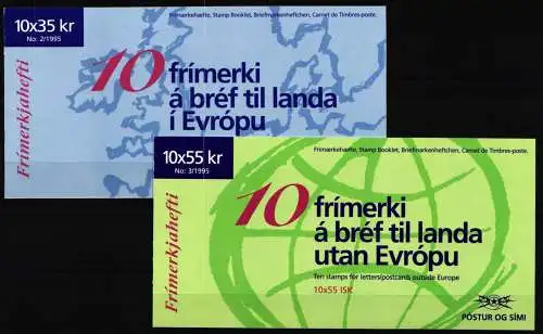 Island Markenheftchen mit 826-827 postfrisch Cept #NF607