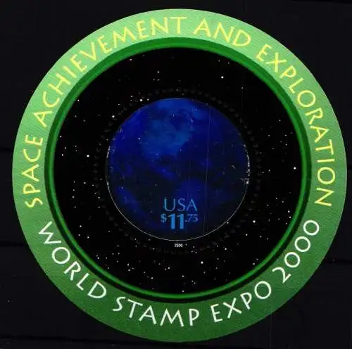 USA Block 52 postfrisch EXPO 2000, Hologramm #NF562