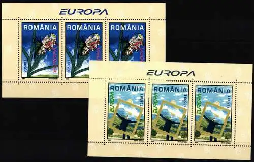 Rumänien Block 330-331 postfrisch Cept 2003 #NF638