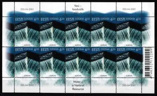 Estland Markenheftchen mit 399 postfrisch Cept #NF611