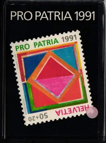 Schweiz MH 0-90 mit 1446 mit Erstagssonderstempel, pro Patria #NF602
