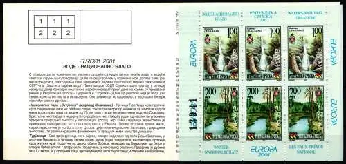 Bosnien und Herz. serb. Rep. 200-201 postfrisch Markenheftchen, Cept 2001 #NF648