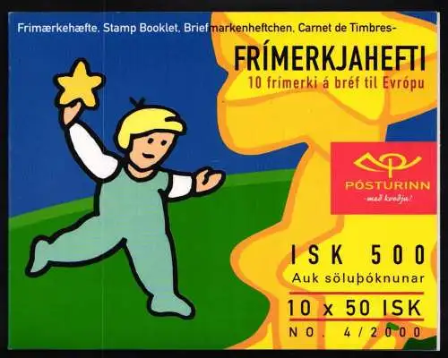 Island Markenheftchen mit 953 postfrisch Cept #NF622