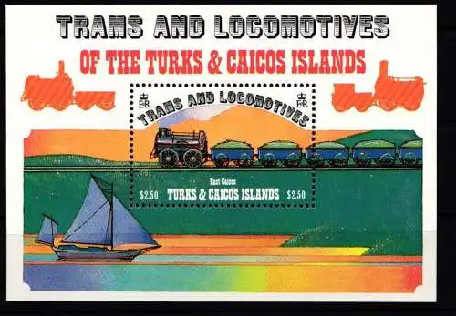 Turks- und Caicosinseln Block 42 postfrisch #NP200