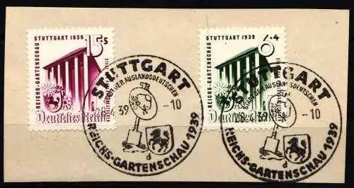 Deutsches Reich 692-693 gestempelt mit Sonderstempel Gartenschau #NL378