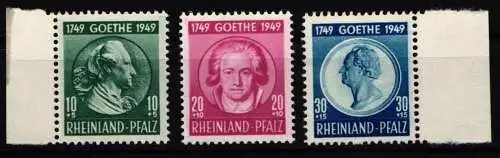 Französische Zone Rheinland Pfalz 46-48 postfrisch #NL424