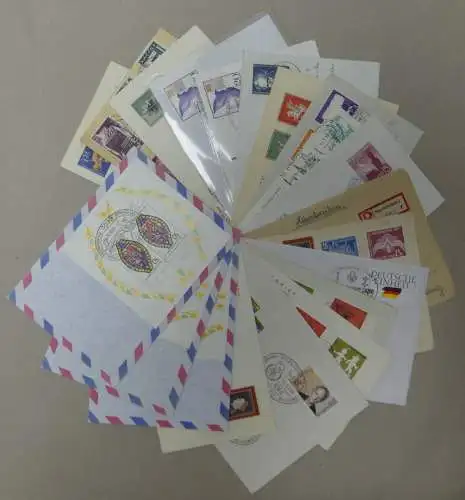 Saargebiet/-Land Lot auf Brief mit FDCs, Briefen und Briefstck., über 30 #IM875