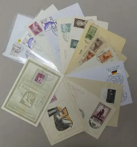 Saargebiet/-Land Lot auf Brief mit FDCs, Briefen und Briefstck., über 30 #IM875