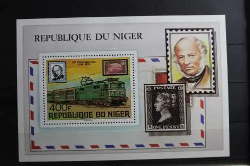 Niger Block 23 mit 666 postfrisch Eisenbahn #RX733